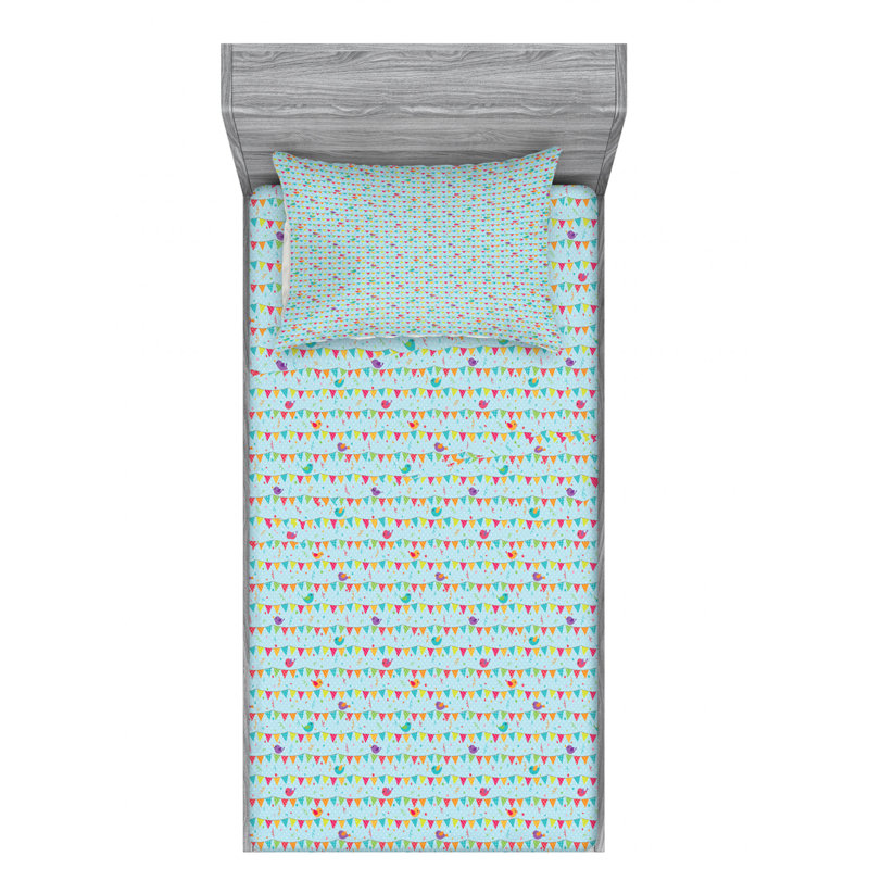 Microfiber Sheet Set, Twin XL Sheet Set with Fitted Sheet