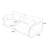 White Genuine Leather Modular Sofa cushion couch-1960822045-1960822044