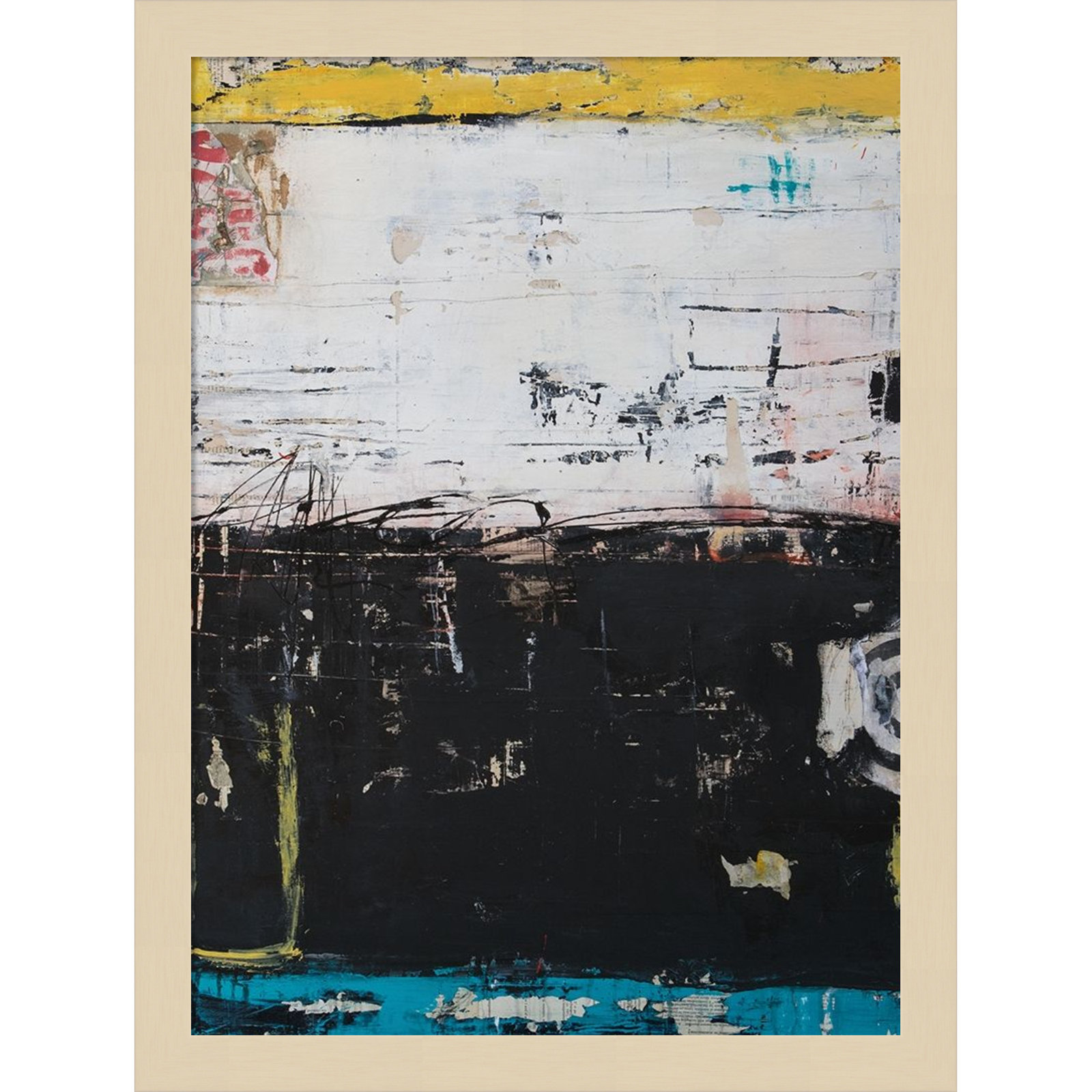 Down and Dirty Print by Erin Ashley, Brown, 17" H x 13" W