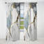 Abstract Geode Gold And White Marble I - Abstract Marble Marble Blackout Curtain - 1 Panels-107537782