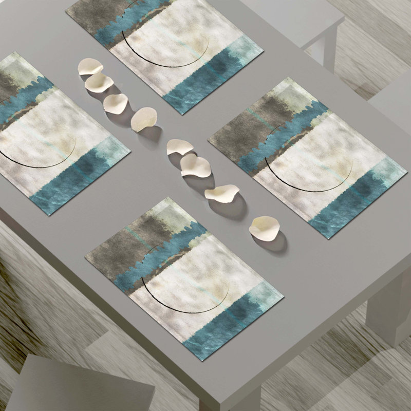 Napperon abstrait en polyester
