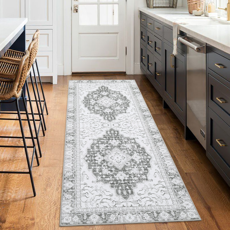 Sharaye Washable Oriental Rug, Runner 2' x 6'