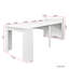 Table de salle à manger extensible moderne avec rangement-128806464