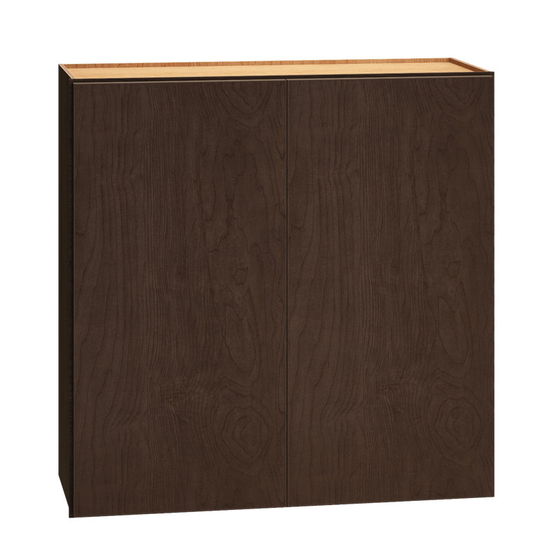 Dwelling Rosemont Fully Assembled 2-Door Standard Wall Cabinet with 2 Adjustable Shelves, Épices grillées