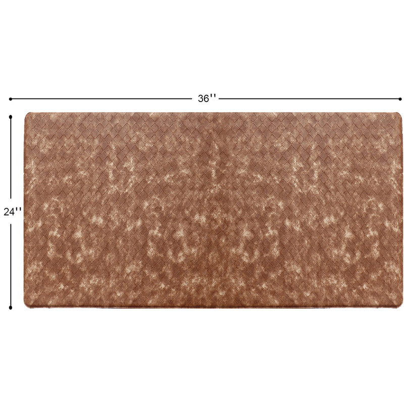 Tapis anti-fatigue Voegele, Brun, Rectangle de 2 pi x 3 pi