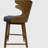 Modern Upholstered Barstools (Charcoal + Natural, Set of 2)
