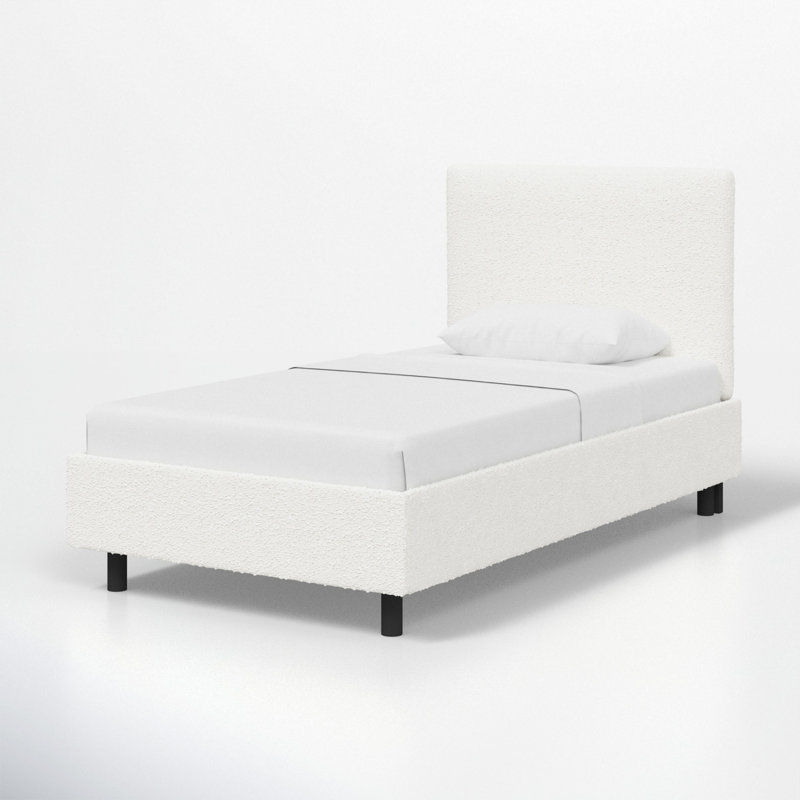 Lit plateforme Sawyer, Double, Classic Snow Boucle