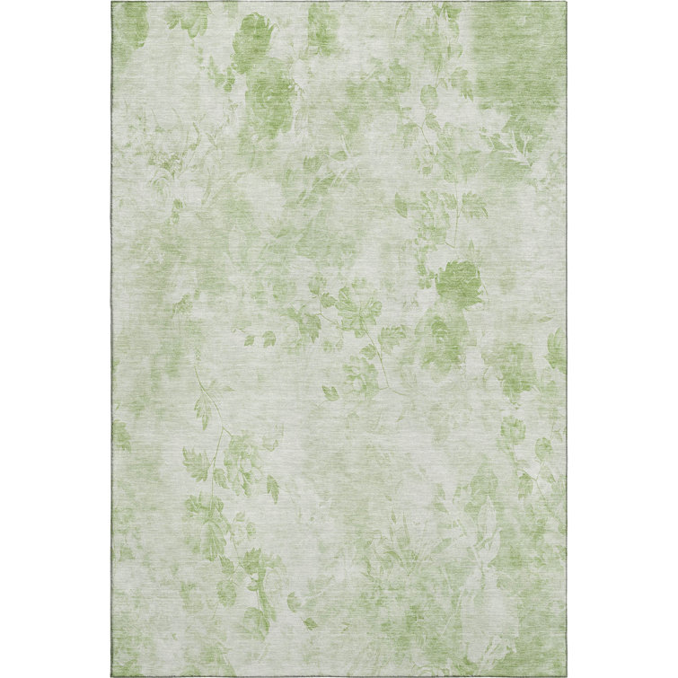 Premium Machine Washable Prisco Aloe Rug