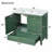 36" Bathroom Vanity with Solid Pine Frame, 1 Soft Close Door and 3 Drawers , Modern Storage Cabinet-360768027