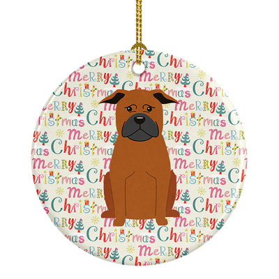 Ornement suspendu Merry Christmas