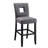 Upholstered Counter Stool with Solid Wood Frame-60046787