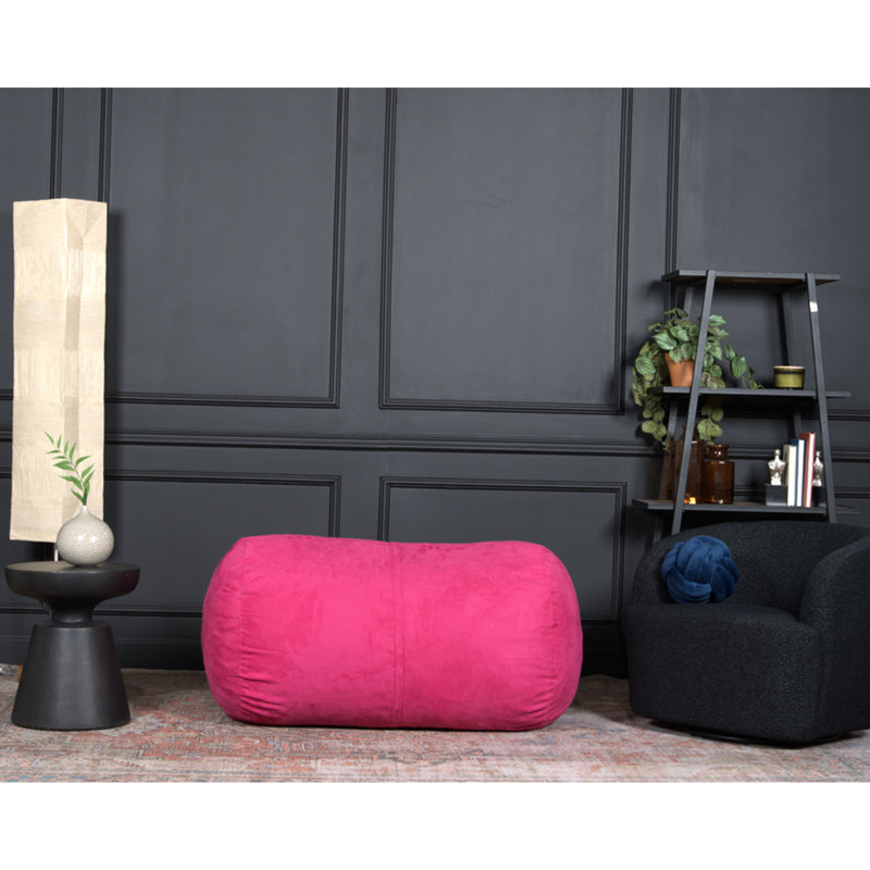 Fauteuil à billes Michael, Polyester rose, H 25 po x l 50 po x P 35 po