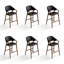 Chaise d'appoint noire (dossier de 6)-784721583