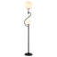 Lampe sur pied à double ampoule sphérique 69 po Leyburn