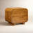 Oslo Wood Nightstand with Brass Handles-798810288