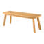 Shelburne 73" Wide Farmhouse Style Solid Wood Dining Table And Bench Set