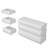 6 Drawer Dresser for Bedroom, Dresser No Handle, Modern 6 Chest of Drawers with Wide Storage-512315553