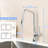 Professional Kitchen Faucet With 3 Function 360 , One Touch Switching, High Design Swivel, 23.6 In Pull-Out Hose And Water Flow Modes For Use Pull Down Swivels 360, Hose,  Stream/Spray/Pause , Easy-382921236