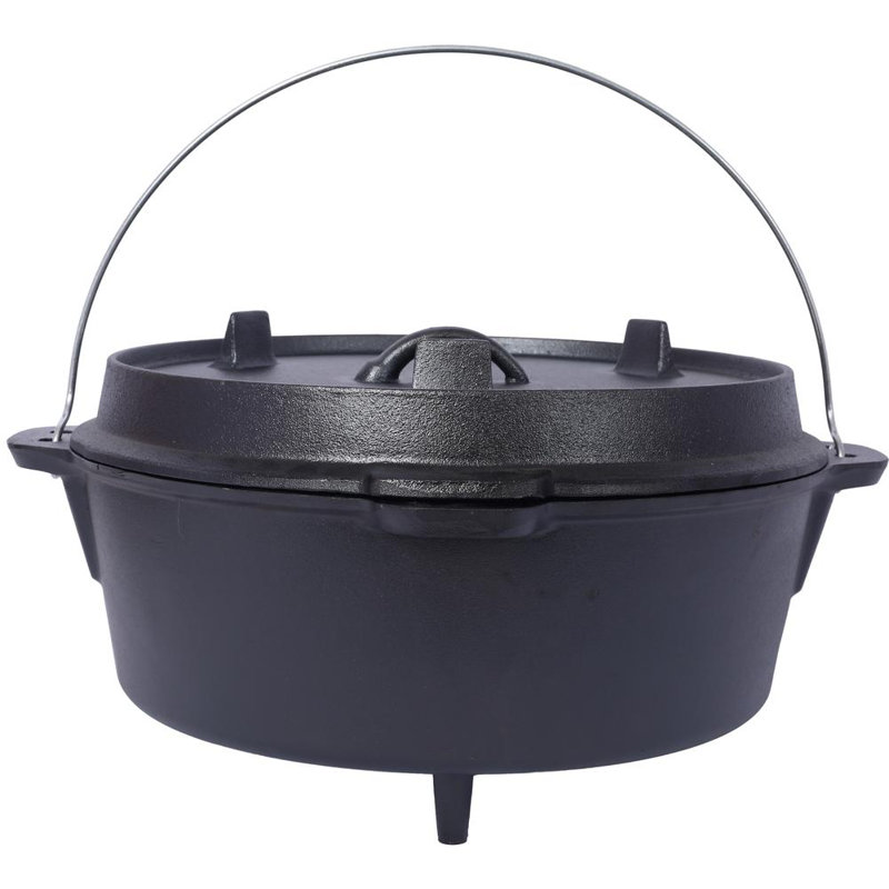 Cocotte avec couvercle, 12 pintes