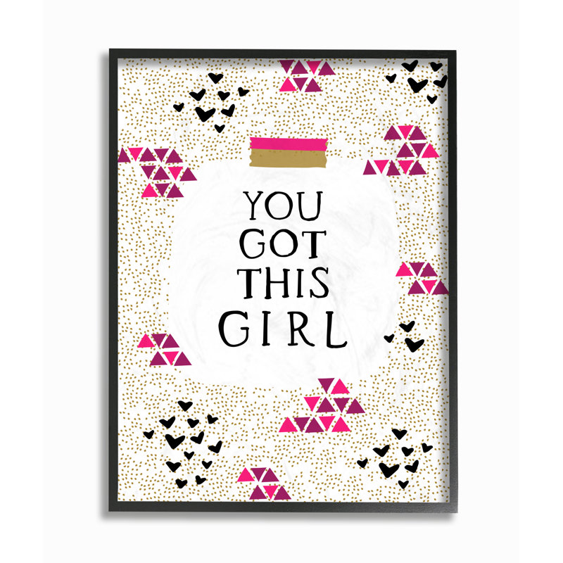 « you is the glam », art textuel, H 20 po x l 16 po x P 1,5 po, Giclée encadrée noir minuit