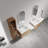 Multifunctional Wall-Mounted Bathroom Double Vanity Sets