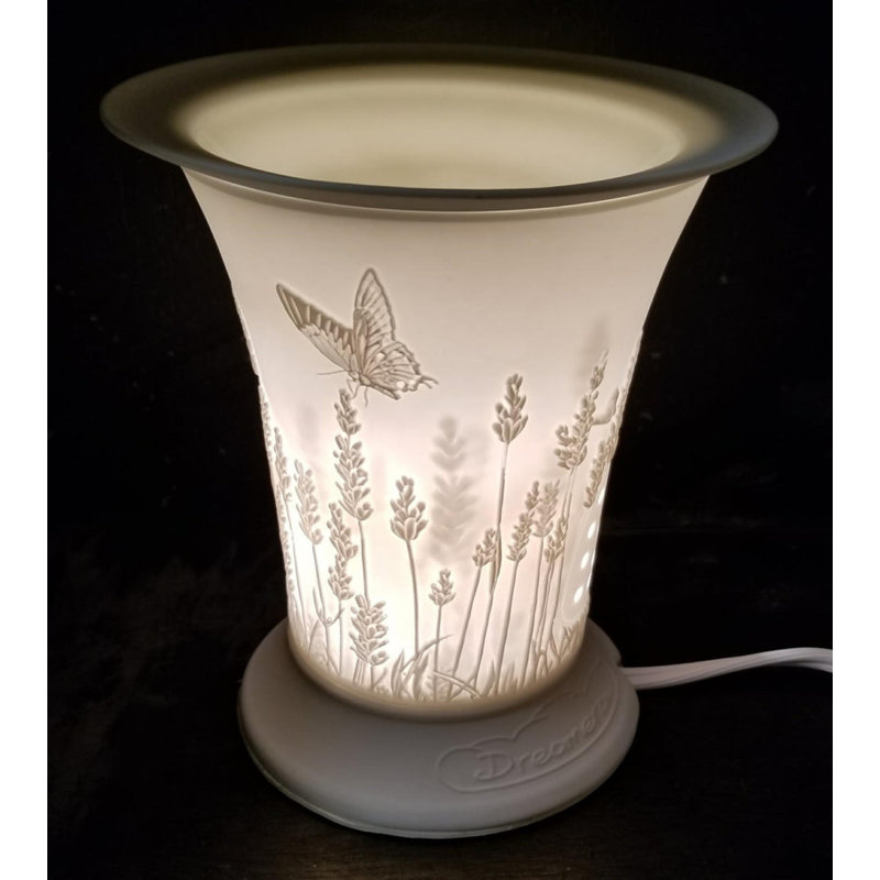 Wax Warmer- Lavender And Butterflies Candle Holder