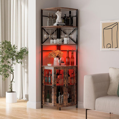 Corner Wine Racks Amazon OKD 72 Inch Tall Farmhouse Corner Wine