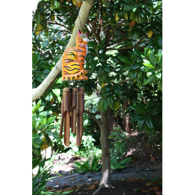 Weather Resistant Bamboo Animals Wind Chime