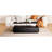 Modern Led Lights Coffee Table With 2 Spacious And Practical Drawers Black Rectangular - Versatile & Chic-935946620