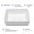 19"x15" Rectangular Vessel Sink-118702500