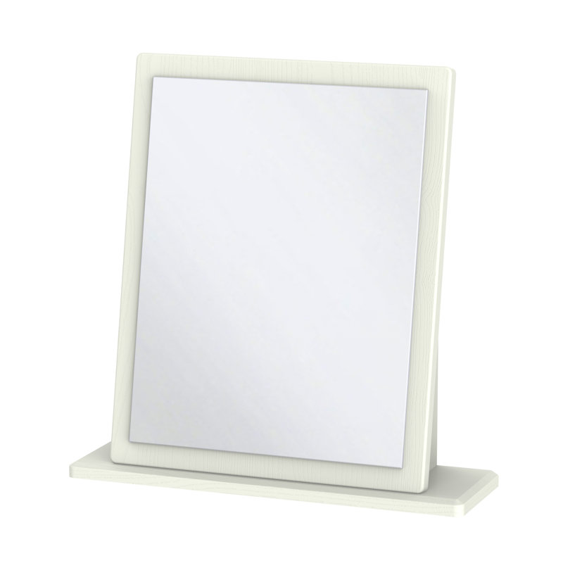 Fully Assembled Murier Dresser Mirror, Cream Ash