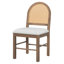 Ensemble de table de salle à manger 5 pièces pour 5 personnes - Ensemble de table de salle à manger extensible rétro avec 4 chaises rembourrées, table de cuisine et ensemble de chaises pour salle à manger et cuisine, noyer-130171897