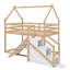 Lit mezzanine simple au-dessus d'un lit simple ou lit superposé-1850892801