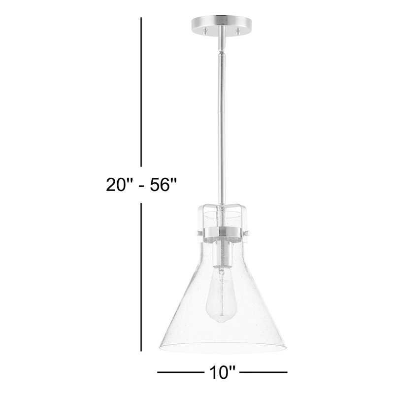 Luminaire suspendu 1 lumière Mirri, Bronze huilé