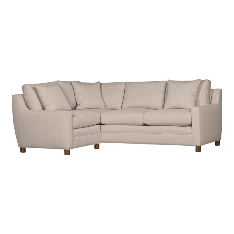 American Bungalow 2-Piece Fairgrove Sectional, Jiggles Fawn, Navajo