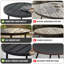 Table d'appoint ronde d'extérieur - Table de bout en acier durable pour patio, jardin, cour, balcon, salon et chambre à coucher