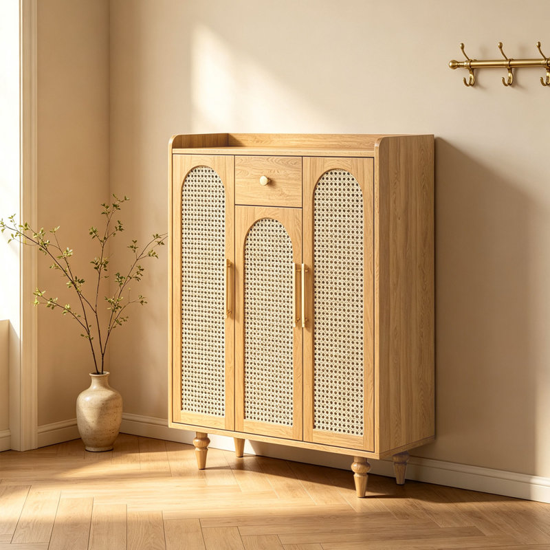 Tirra, H 41,34 po x l 39,37 po x P 14,17 po, Bois massif / naturel