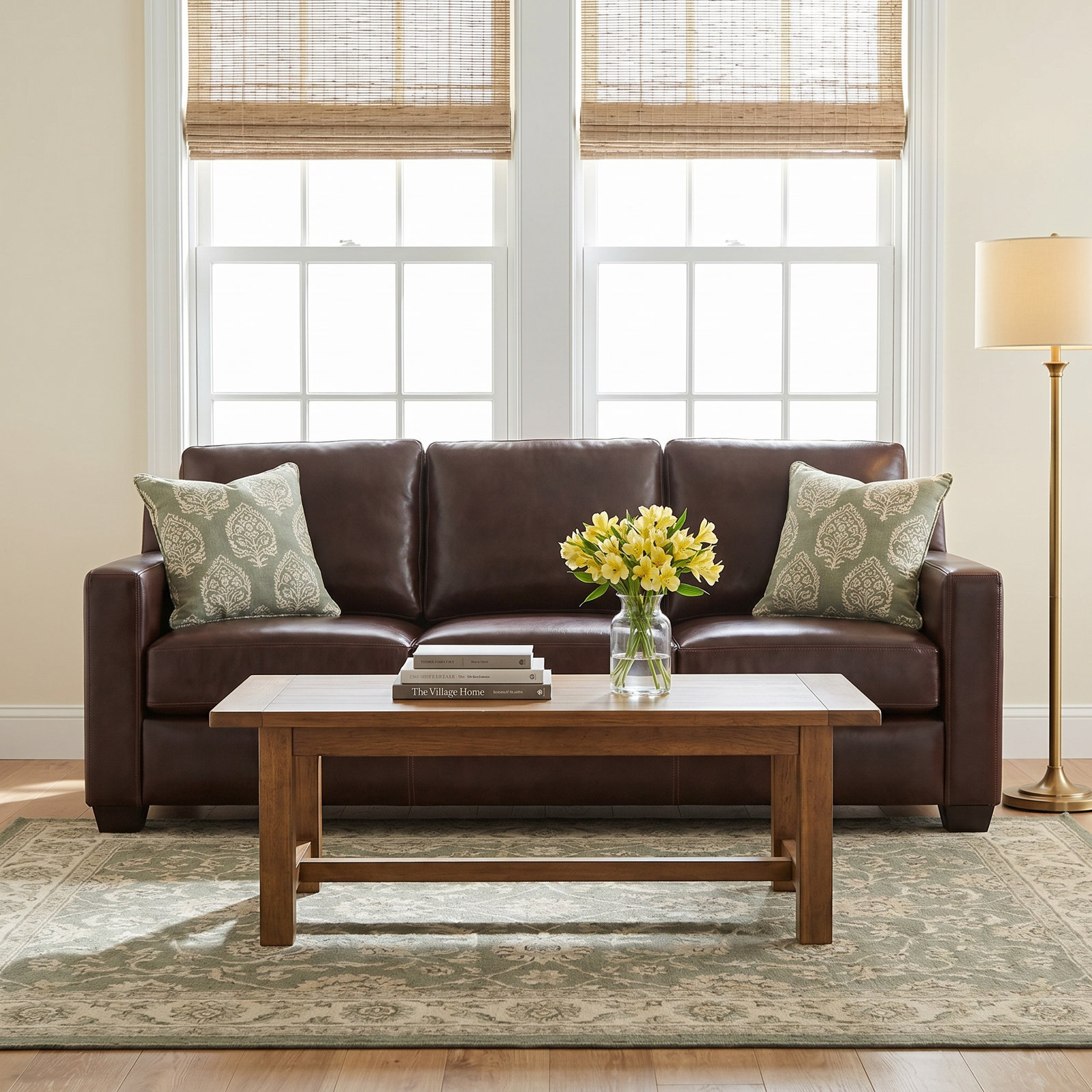 Covedale 83.5'' Upholstered Sofa, Sidekick Charcoal Genuine Leather