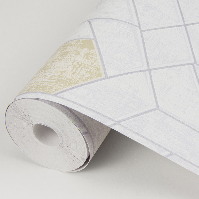 Granada 10.06m x 52.07cm Textured Paste the Wall Wallpaper Roll, Silver