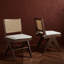 Chaise rembourrée en lin H 16,9 po Josephina-235646532
