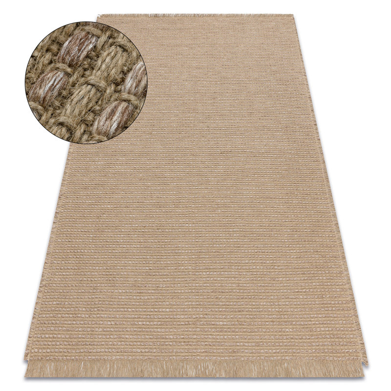 Jute / Sisal Flatweave Area Rug, Rectangular 200 x 290cm