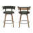Green Seat/Natural  Frame