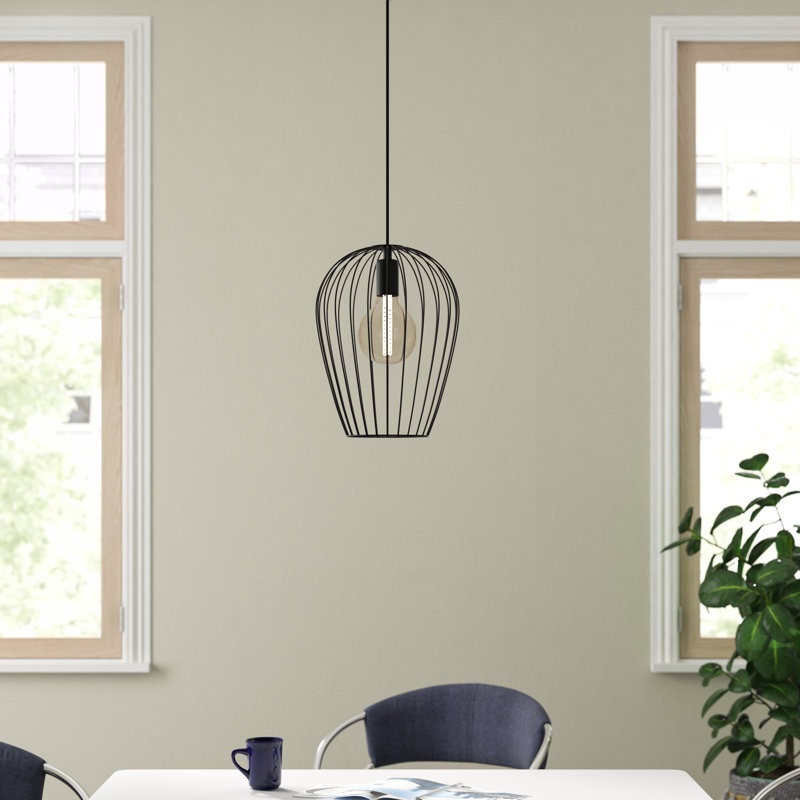 Nobleton 1 - Light Black Single Pendant, 35.2cm x 28cm x 28cm