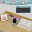 Commode de chambre à coucher avec support suspendu, commode de rangement à 4 tiroirs avec lumières DEL et station de charge USB-1845070031