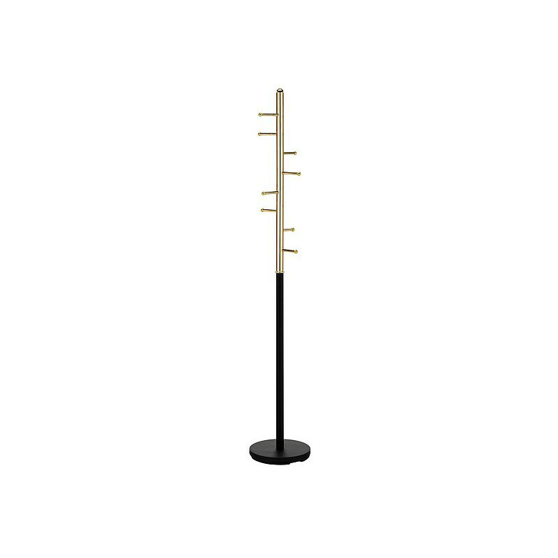 Dasen Metal Freestanding 8 - Hook Coat Rack, Chrome
