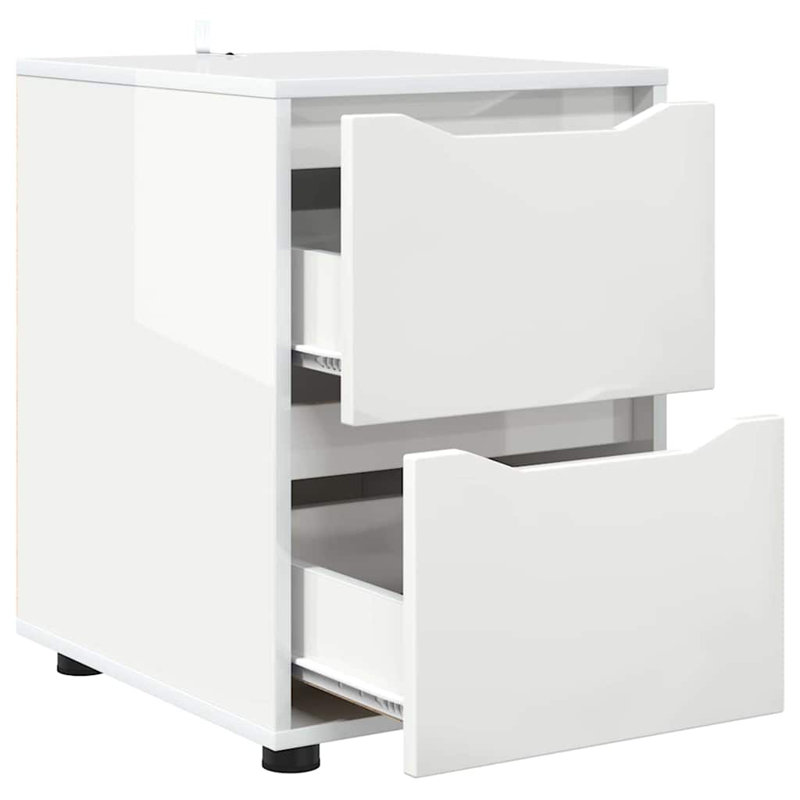 Standard Accent Chest, High Gloss White