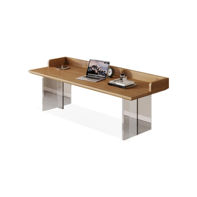 Bureaux rectangulaires en bois massif cerisier