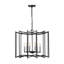 Lustre tambour unique à 6 lumières