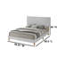 Velvet Corduroy Panel Bed-1013777481-1013777477