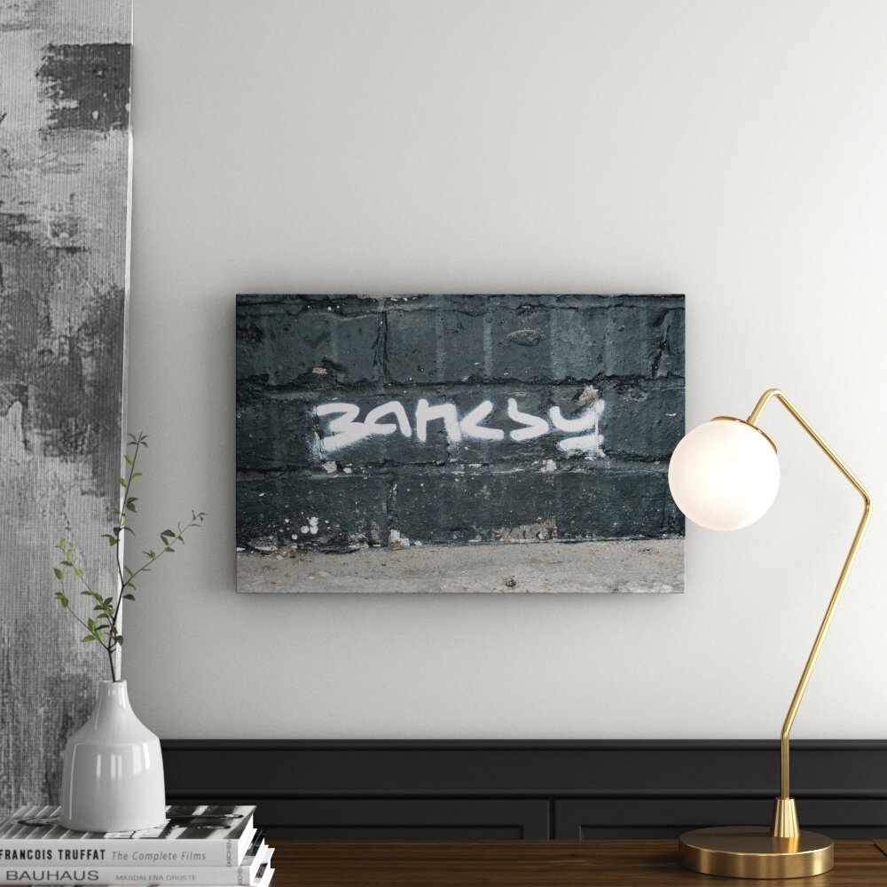 Leinwandbild Signature von Banksy